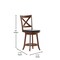 Flash Furniture Felicity Wood Classic Crossback Swivel Counter Height Barstool w/Padded Blk LeatherSoft Seat, Oak ES-UN1-24-OAK-GG - alternate 8